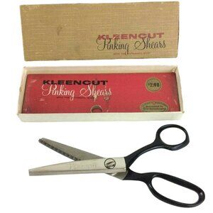 Vintage Kleencut Pinking Shears 7.5 inch With Original Box